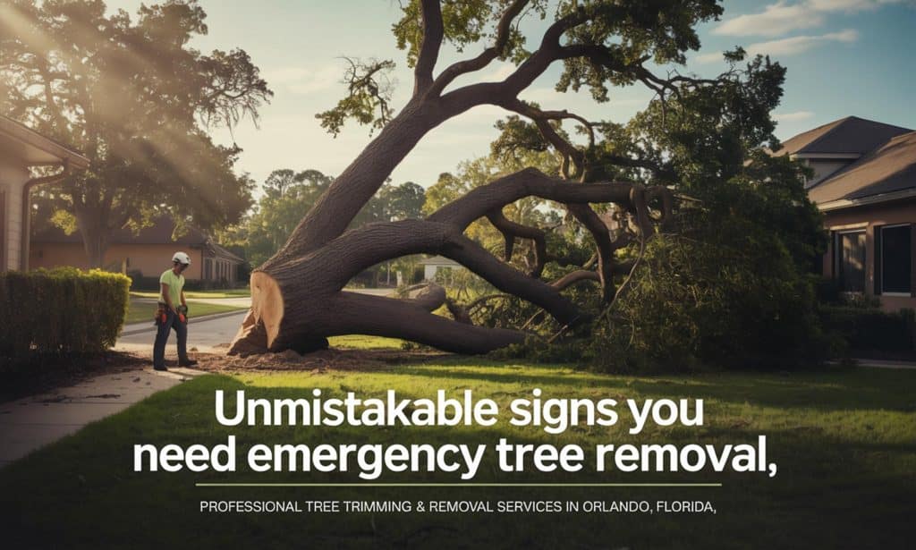 Unmistakable Signs You Need Emergency Tree Removal