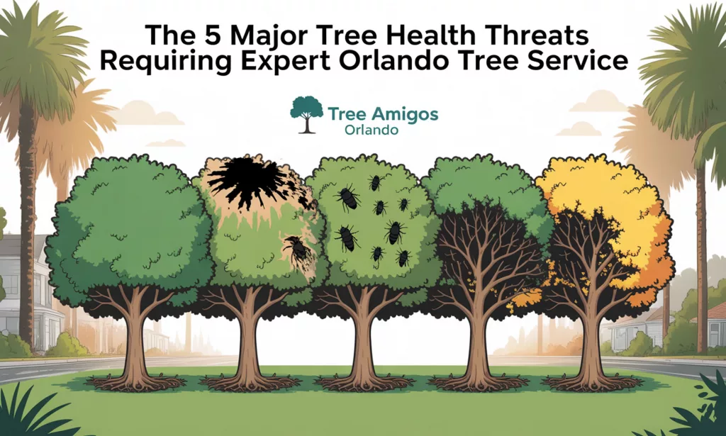 The 5 Major Tree Health Threats Requiring Expert Orlando Tree Service