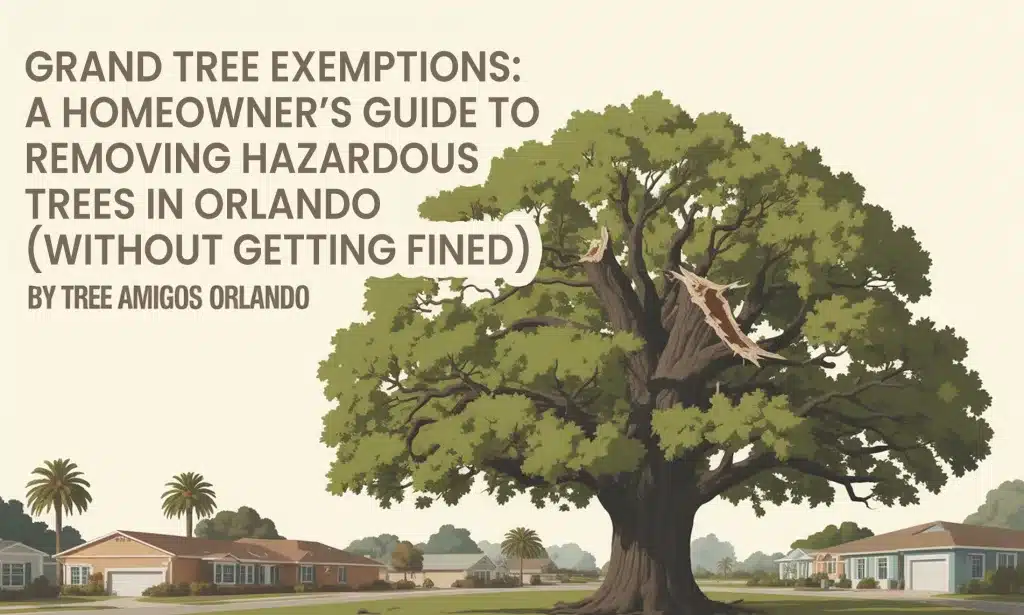 Grand Tree Exemptions: A Homeowner’s Guide to Removing Hazardous Protected Trees in Orlando (Without Getting Fined)