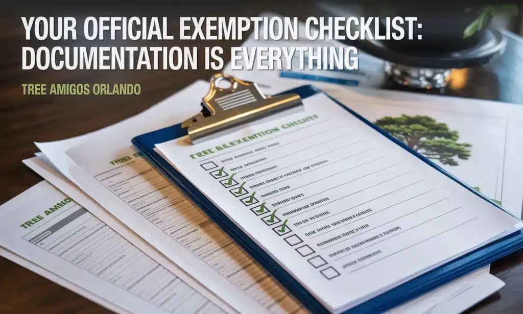 Your Official Exemption Checklist: Documentation is Everything