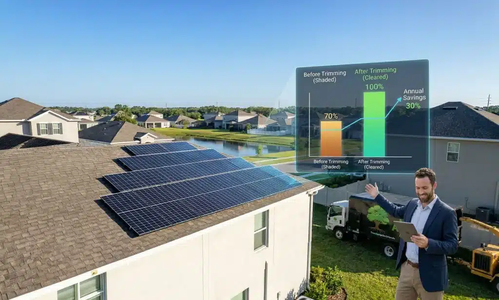 The ROI of Professional Solar Panel Tree Trimming