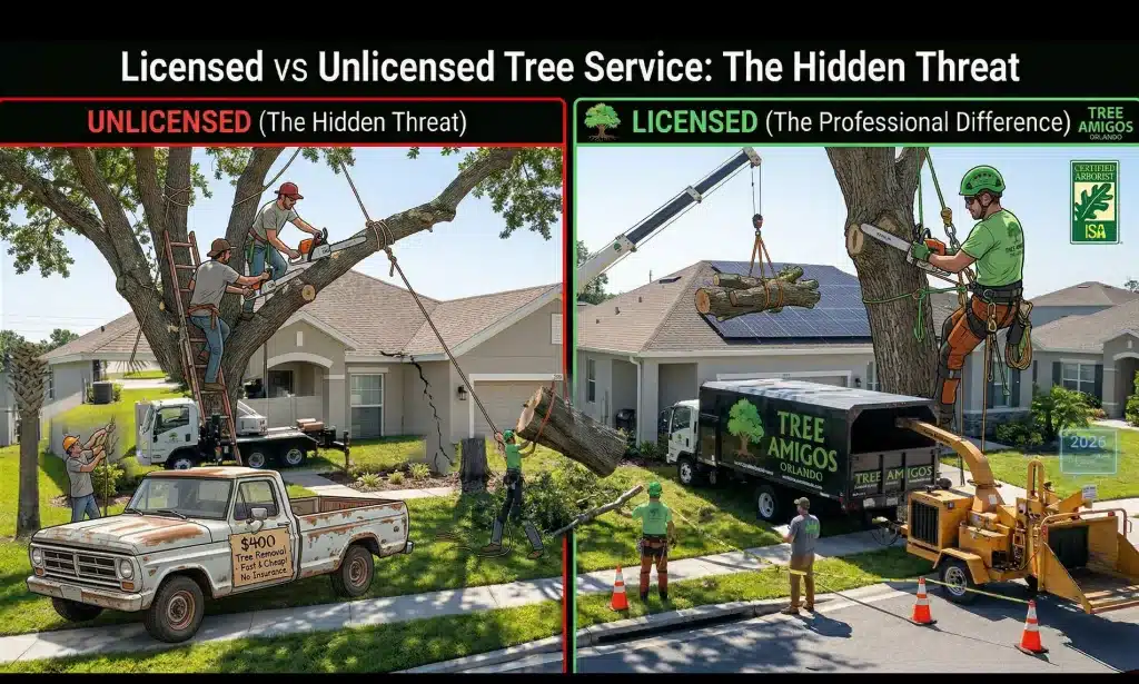 Licensed vs Unlicensed Tree Service: The Hidden Threat