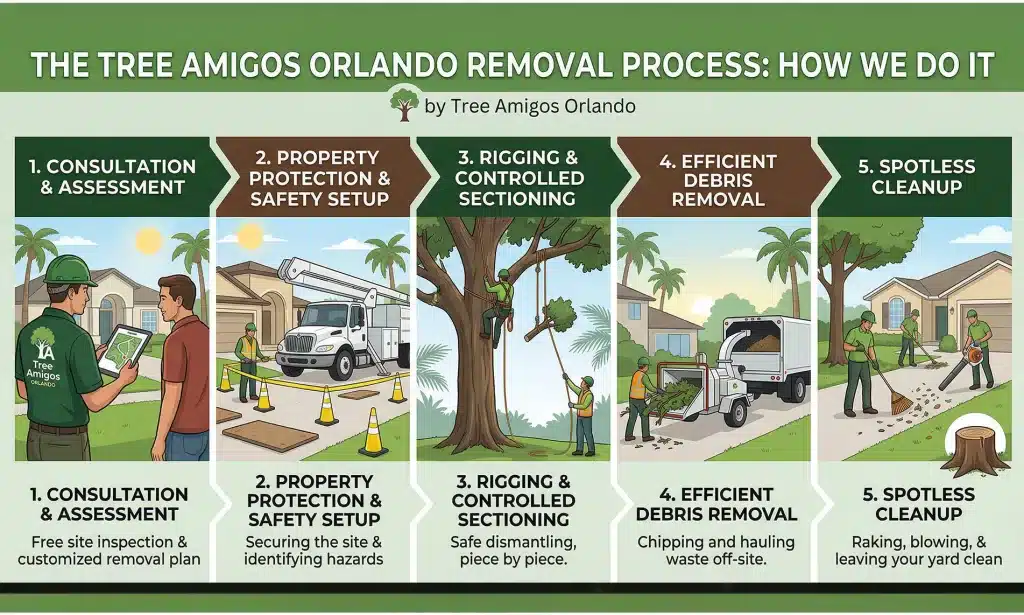 The Tree Amigos Orlando Removal Process: How We Do It