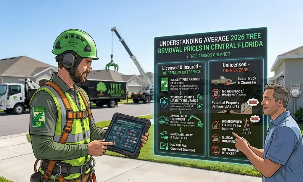 Understanding Average 2026 Tree Removal Prices in Central Florida